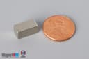 1/4" x 1/4" x 1/2" N40 Neodymium Block Magnet - photo 1