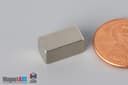 1/4" x 1/4" x 1/2" N40 Neodymium Block Magnet - photo 3