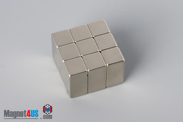 1/4" x 1/4" x 1/2" N40 Neodymium Block Magnet - photo 5