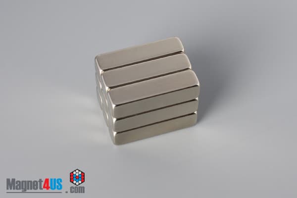 1/4" x 1/4" x 1" N45 Neodymium Block Magnet - photo 4