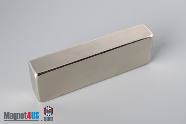 3" x 1" x 1/2" N45 Neodymium Block Magnet - photo 4