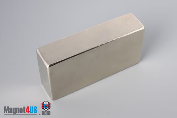 3" x 1 1/2" x 3/4" N45 Neodymium Block Magnet - photo 4
