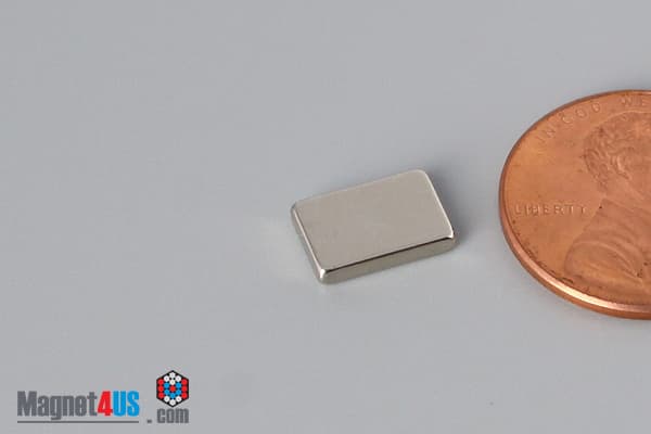 3/8" x 3/16" x 1/16" N40 Neodymium Block Magnet - photo 3