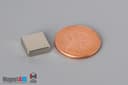 3/8" x 3/8" x 1/8" N40 Neodymium Block Magnet - photo 1