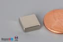 3/8" x 3/8" x 1/8" N40 Neodymium Block Magnet - photo 3