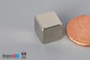 3/8" x 3/8" x 3/8" N40 Neodymium Block Magnet - photo 3