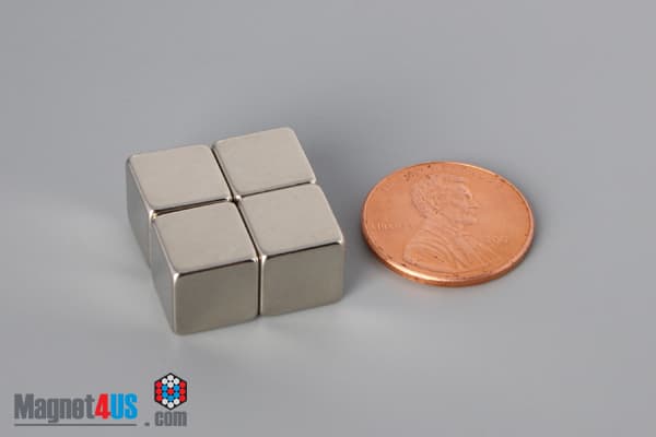 3/8" x 3/8" x 3/8" N40 Neodymium Block Magnet - photo 5