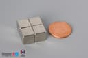 3/8" x 3/8" x 3/8" N40 Neodymium Block Magnet - photo 5
