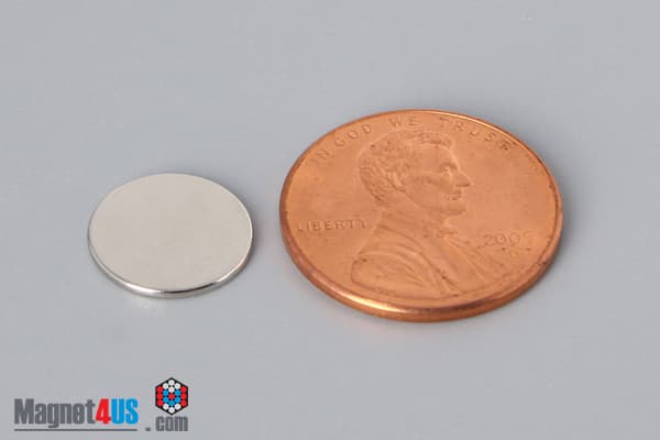 7/16" dia. x 1/32" N52 Neodymium Disc Magnet