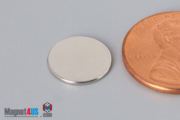 7/16" dia. x 1/32" N52 Neodymium Disc Magnet - photo 3