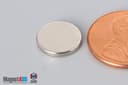 7/16" dia. x 1/16" N52 Neodymium Disc Magnet - photo 3
