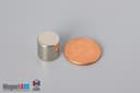 7/16" dia. x 7/16" N40 Neodymium Cylinder Magnet - photo 1