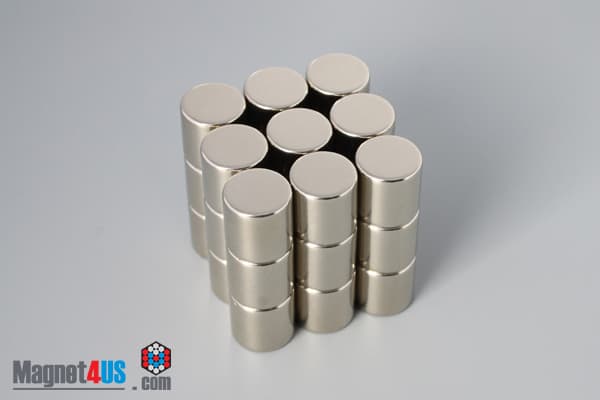 7/16" dia. x 7/16" N40 Neodymium Cylinder Magnet - photo 4
