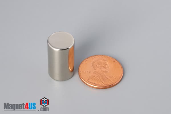 7/16" dia. x 3/4" N45 Neodymium Cylinder Magnet - photo 1