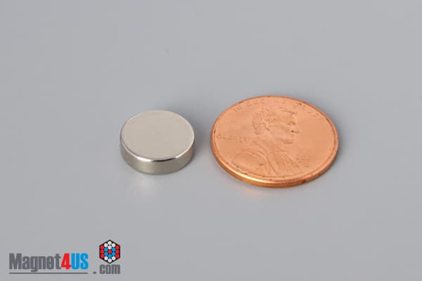 7/16" dia. x 1/8" N52 Neodymium Disc Magnet - photo 1