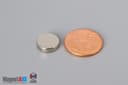 7/16" dia. x 1/8" N52 Neodymium Disc Magnet - photo 1
