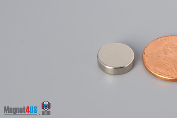 7/16" dia. x 1/8" N52 Neodymium Disc Magnet - photo 3