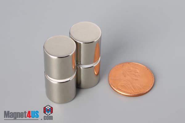 1/2" dia. x 1/2" N45 Neodymium Cylinder Magnet - photo 5
