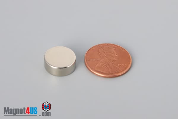 1/2" dia. x 2/10" N40 Neodymium Disc Magnet - photo 1