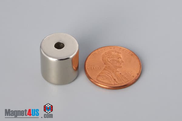 1/2" od x 1/8" id x 1/2" N40 Neodymium Ring Magnet - photo 1
