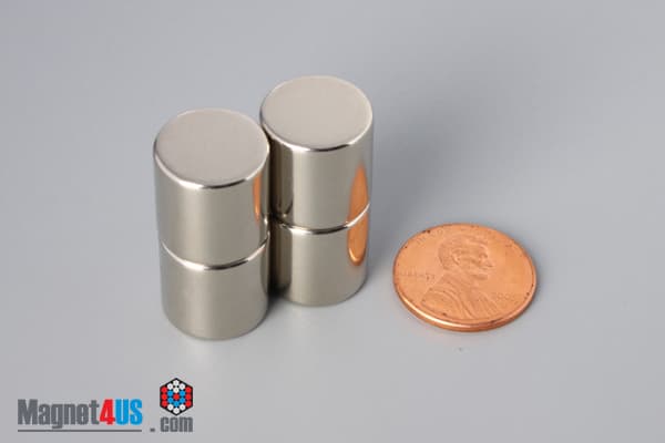 9/16" dia. x 9/16" N40 Neodymium Cylinder Magnet - photo 5