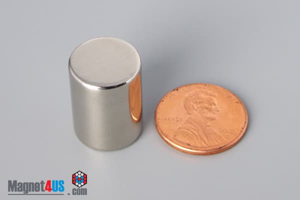 9/16" dia. x 3/4" N45 Neodymium Cylinder Magnet - photo 1