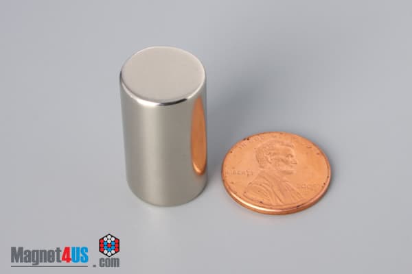 9/16" dia. x 1" N40 Neodymium Cylinder Magnet - photo 1