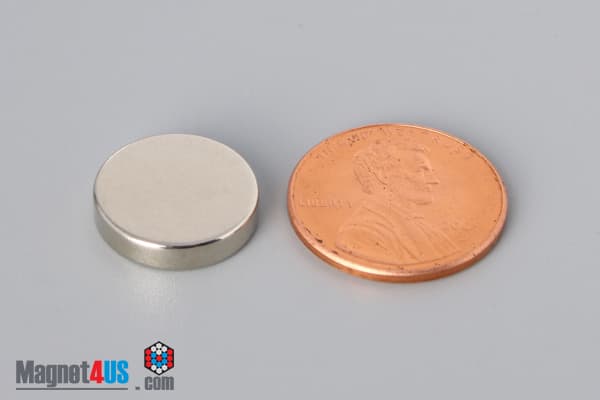 9/16" dia. x 1/8" N40 Neodymium Disc Magnet - photo 1