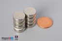 9/16" dia. x 3/16" N40 Neodymium Disc Magnet - photo 5