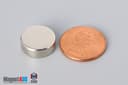 9/16" dia. x 2/10" N45 Neodymium Disc Magnet - photo 1