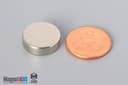 5/8" dia. x 3/16" N40 Neodymium Disc Magnet - photo 1