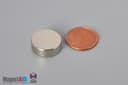 11/16" dia. x 1/4" N45 Neodymium Disc Magnet - photo 1