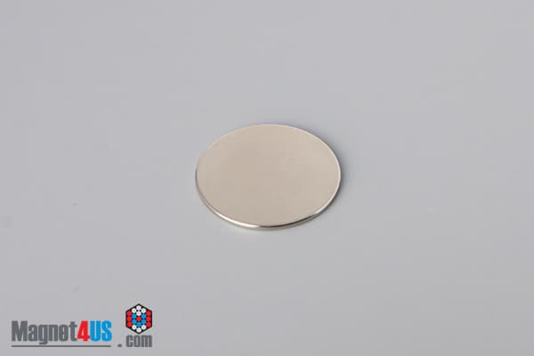 3/4" dia. x 1/32" N52 Neodymium Disc Magnet - photo 2