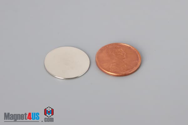 3/4" dia. x 1/32" N52 Neodymium Disc Magnet - photo 1