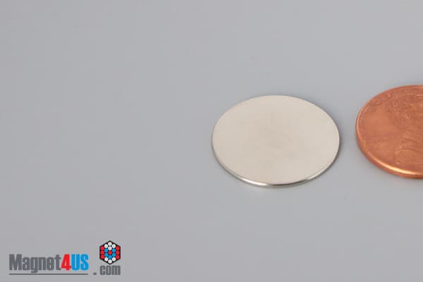 3/4" dia. x 1/32" N52 Neodymium Disc Magnet - photo 3