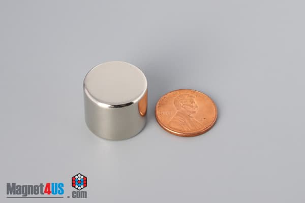 3/4" dia. x 5/8" N45 Neodymium Disc Magnet - photo 1