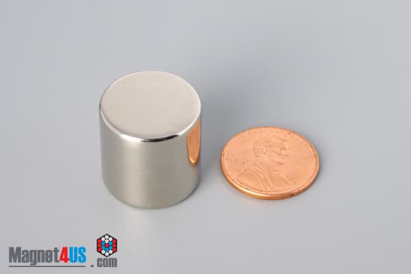 3/4" dia. x 3/4" N40 Neodymium Cylinder Magnet - photo 1