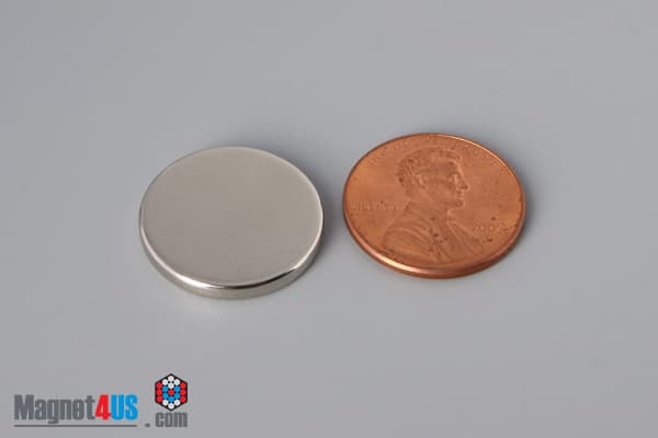 3/4" dia. x 3/32" N40 Neodymium Disc Magnet - photo 1