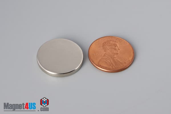 3/4" dia. x 1/10" N40 Neodymium Disc Magnet - photo 1