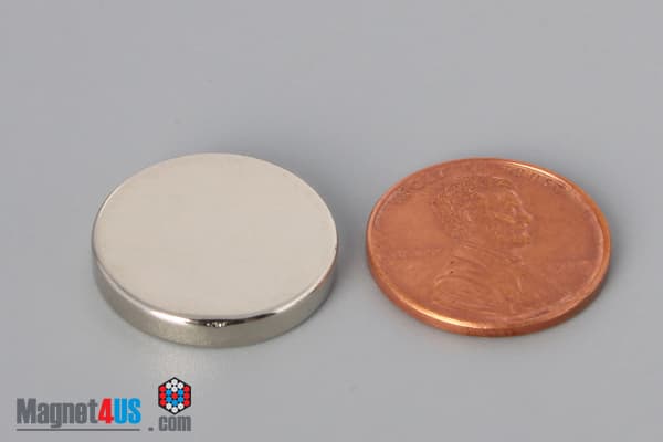 3/4" dia. x 1/8" N52 Neodymium Disc Magnet - photo 1