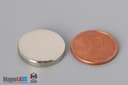 3/4" dia. x 1/8" N52 Neodymium Disc Magnet - photo 1