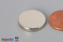 3/4" dia. x 1/8" N52 Neodymium Disc Magnet - photo 3