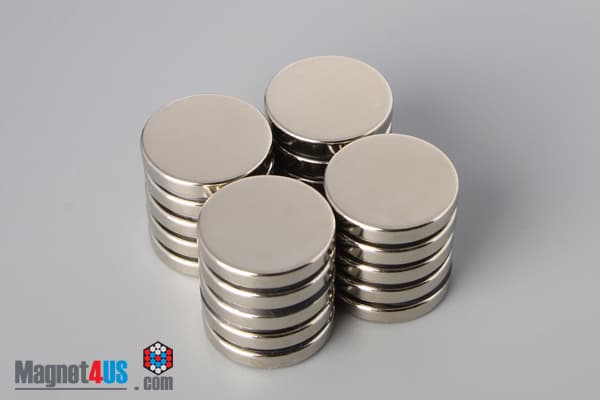 3/4" dia. x 1/8" N52 Neodymium Disc Magnet - photo 4