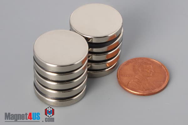3/4" dia. x 1/8" N52 Neodymium Disc Magnet - photo 5
