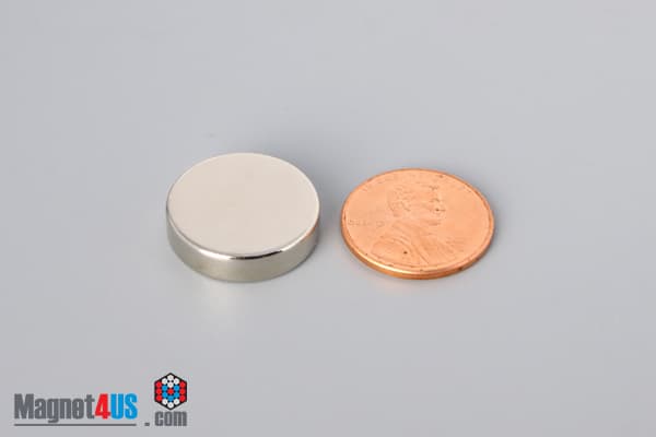 3/4" dia. x 3/16" N52 Neodymium Disc Magnet - photo 1