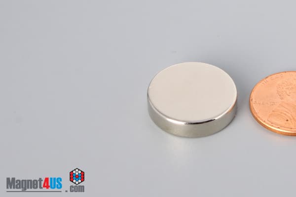 3/4" dia. x 3/16" N52 Neodymium Disc Magnet - photo 3