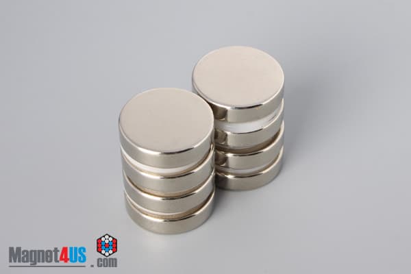 3/4" dia. x 3/16" N52 Neodymium Disc Magnet - photo 4