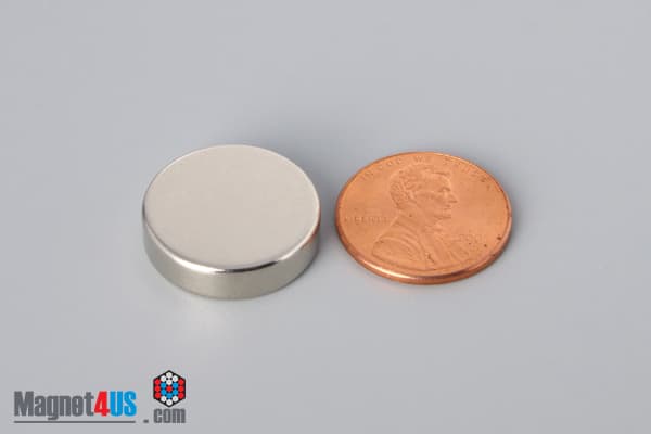 3/4" dia. x 2/10" N40 Neodymium Disc Magnet