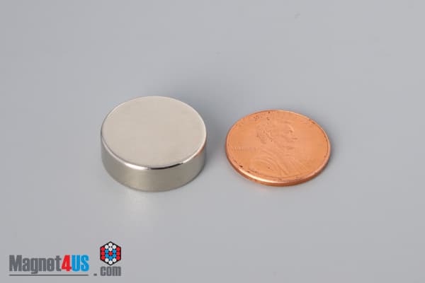 3/4" dia. x 1/4" N40 Neodymium Disc Magnet - photo 1