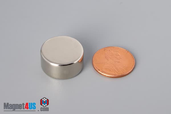 3/4" dia. x 3/8" N40 Neodymium Disc Magnet